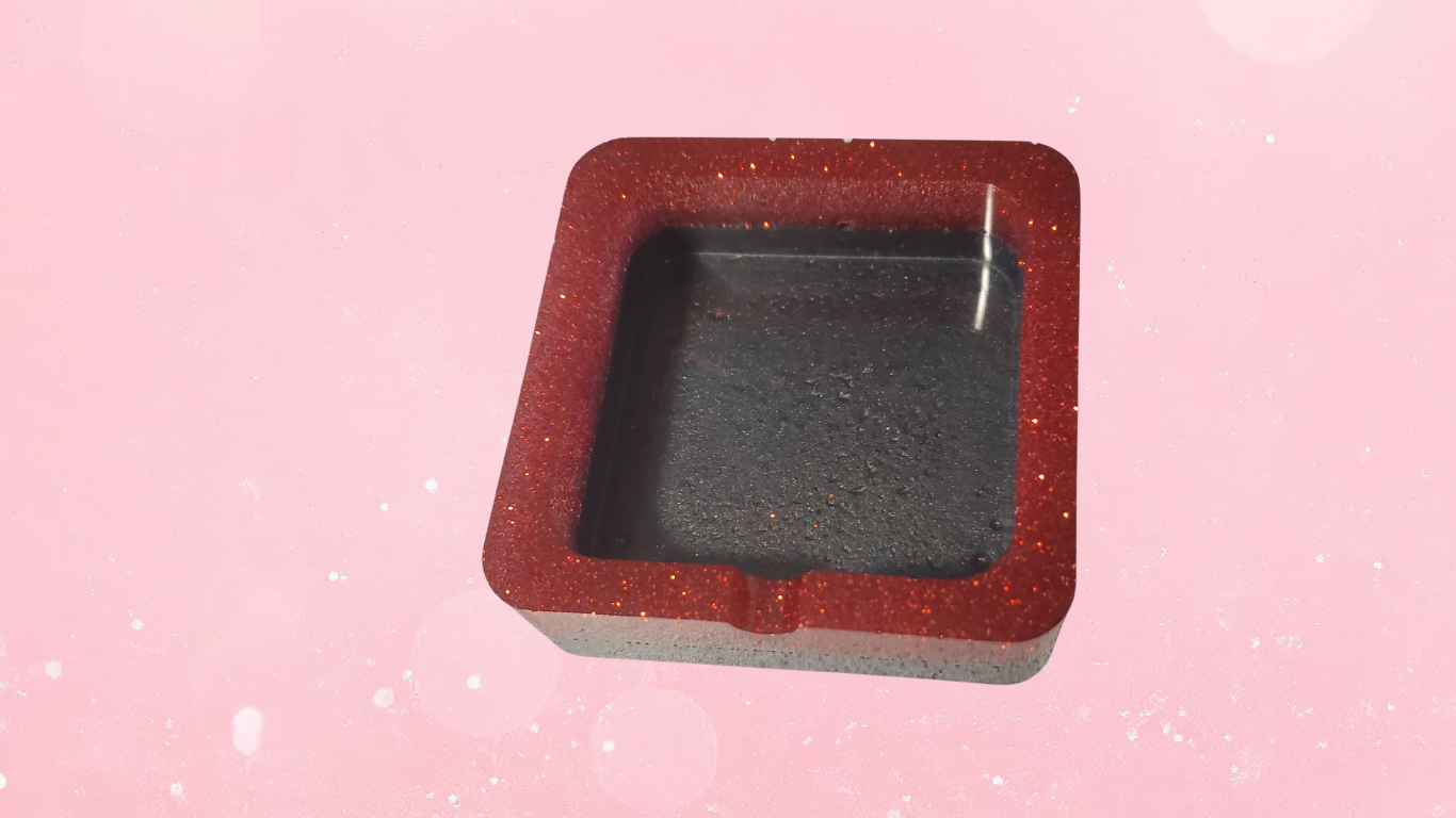 Handcrafted Resin Ashtray