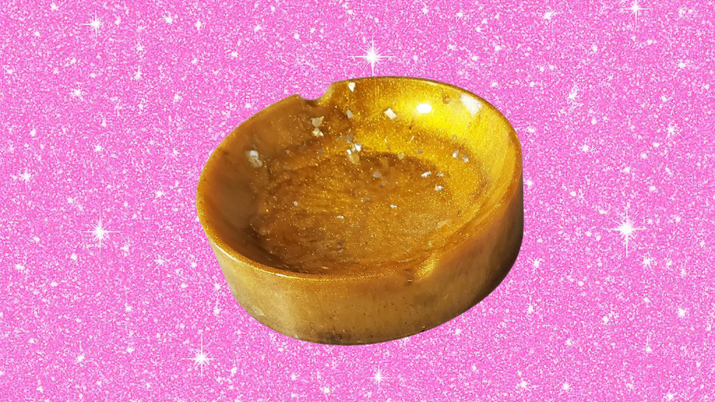 Handcrafted Resin Ashtray