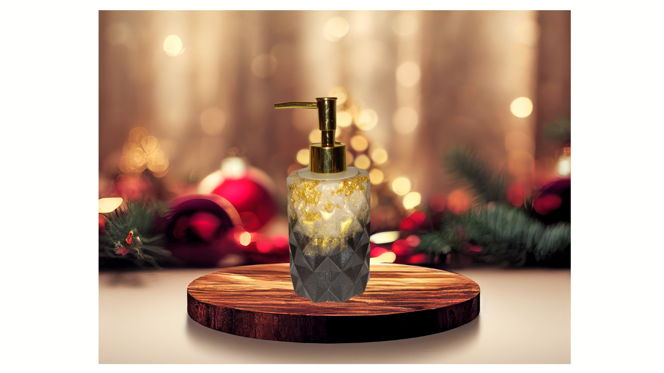 Handcrafted Resin Soap/Lotion Dispenser